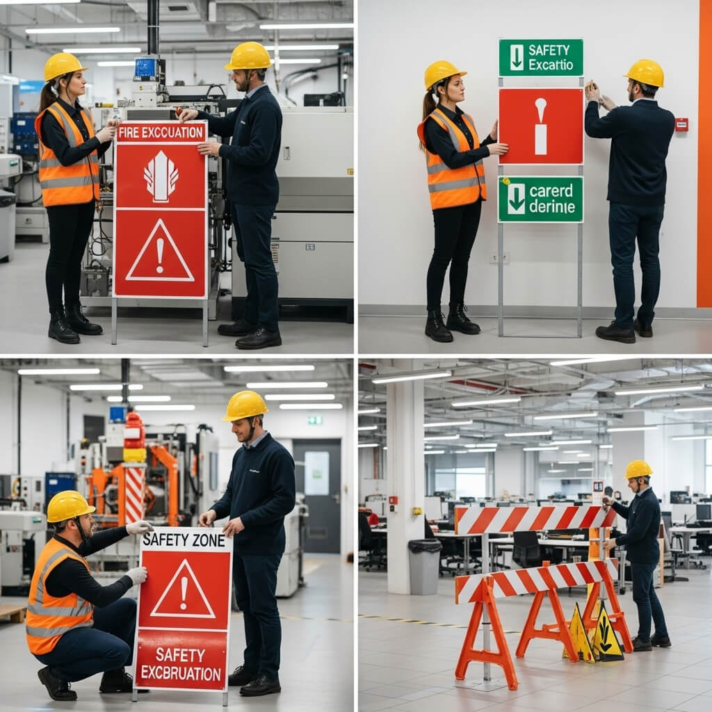 Signalisation de sécurité et circulation en entreprise