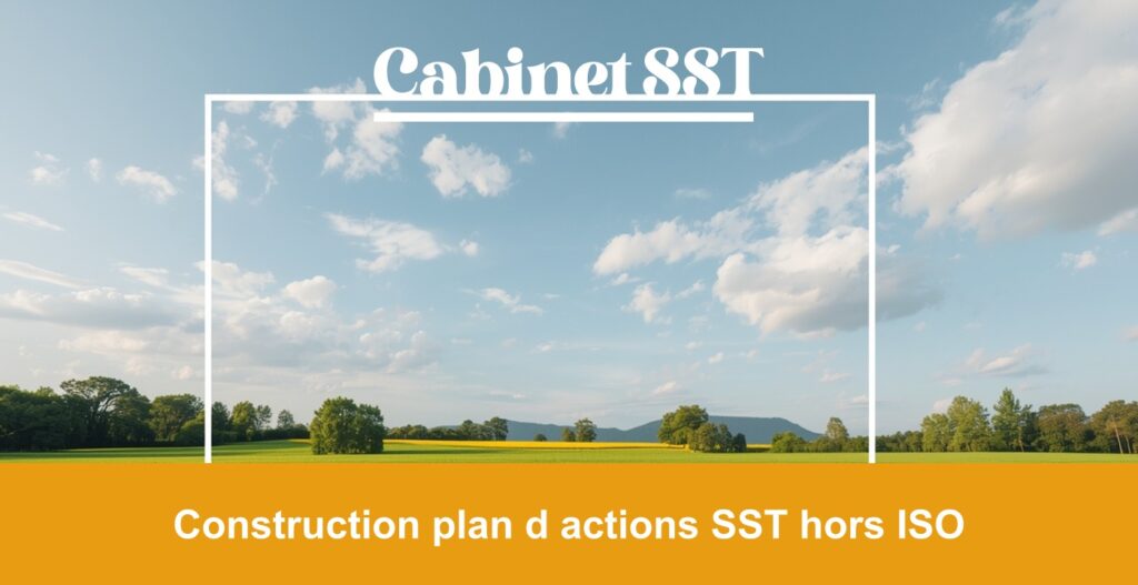 Construction plan d actions SST hors ISO