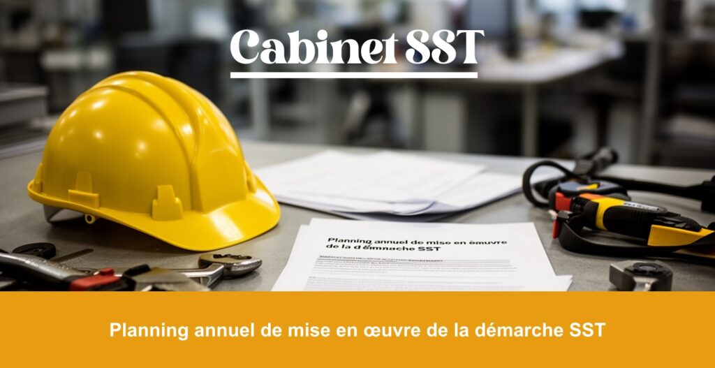 Planning annuel de mise en œuvre de la démarche SST