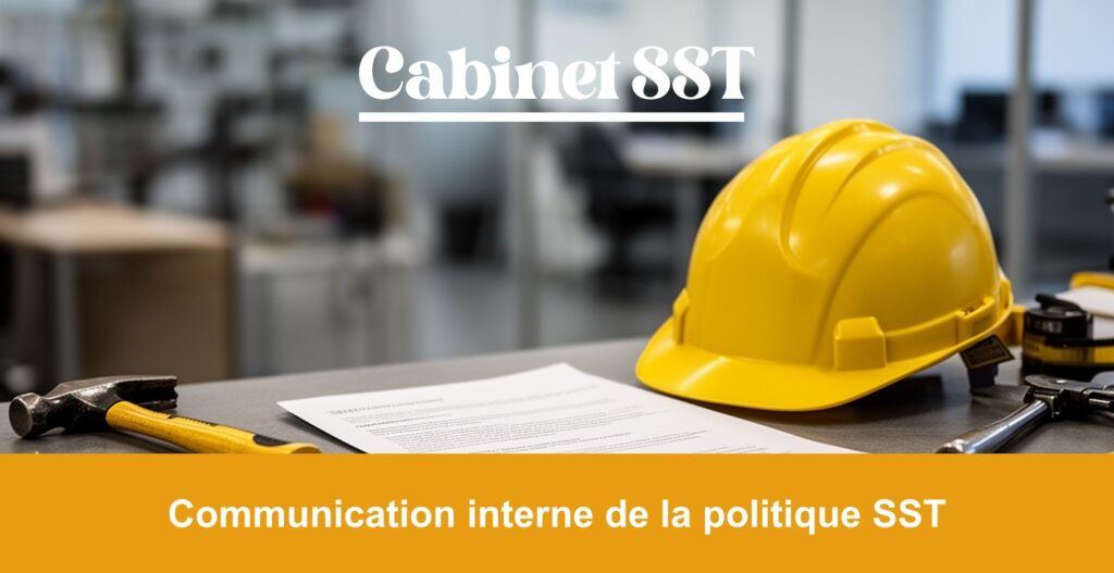 Communication interne de la politique SST