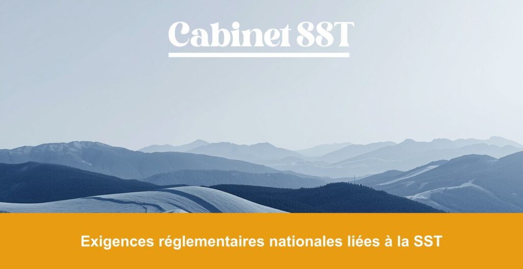 Exigences réglementaires nationales liées à la SST