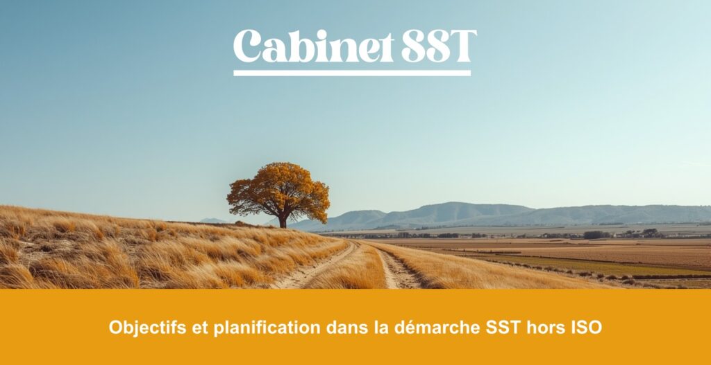 Objectifs et planification dans la démarche SST hors ISO